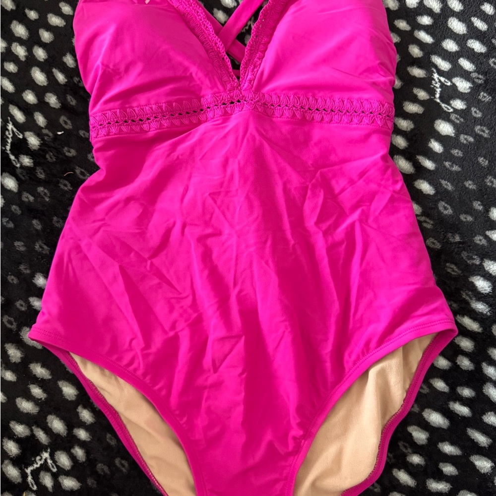 Vibrant Pink One-Piece Swimsuit